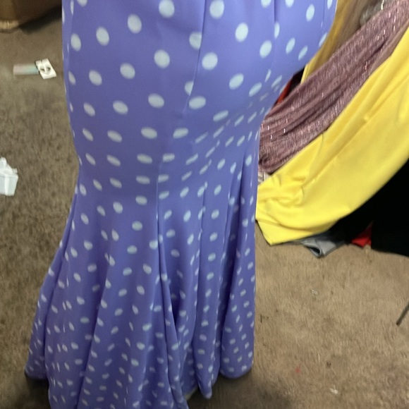 Purple long dress for party - Picture 6 of 6